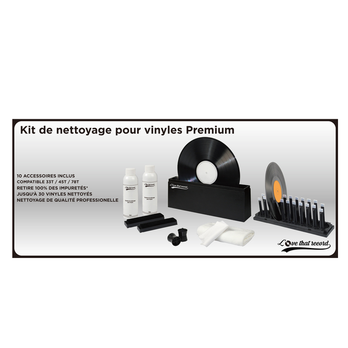 Kit de nettoyage pour vinyles 6 en 1 - Produits Dérivés Audio