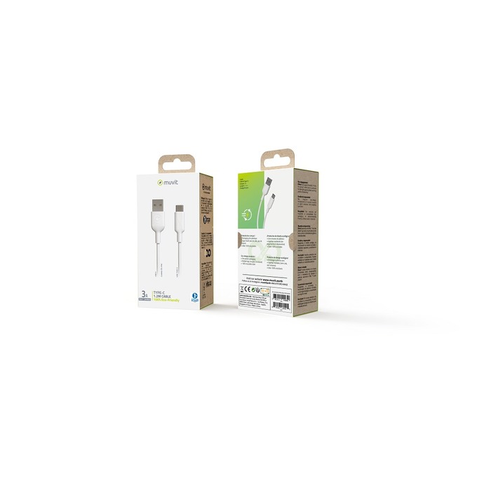Image 4 CABLE USB A/USB C 1.2M BLANC 3663111144840 MCUSC0003 big