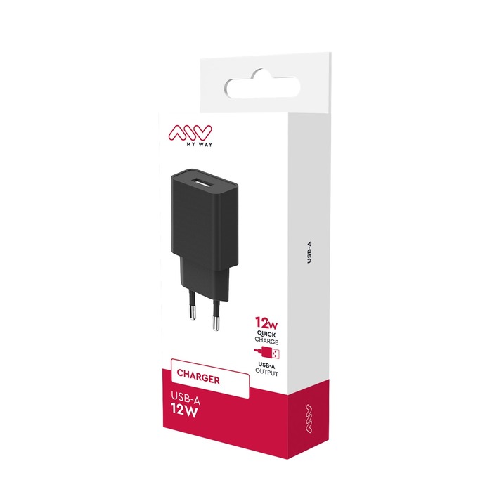 Image 3 CHARGEUR SECTEUR 12W USB-A NOIR 3663111166781 MWACC0009 big