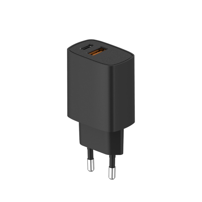 Image 1 CHARGEUR SECTEUR PD 20W USB-C + QC 18W USB-A NOIR 3663111166828 MWACC0013 big