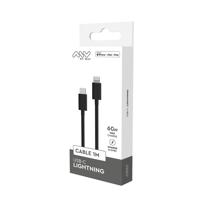 Image 2 CABLE USB-C LIGHTNING 1M NOIR 3663111166651 MWUSC0032 big