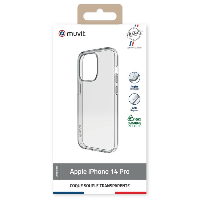 Image 2 COQUE TRANSPARENTE RECYCLEE IPHONE 14 PRO 3663111168143 MCCRS0302 big