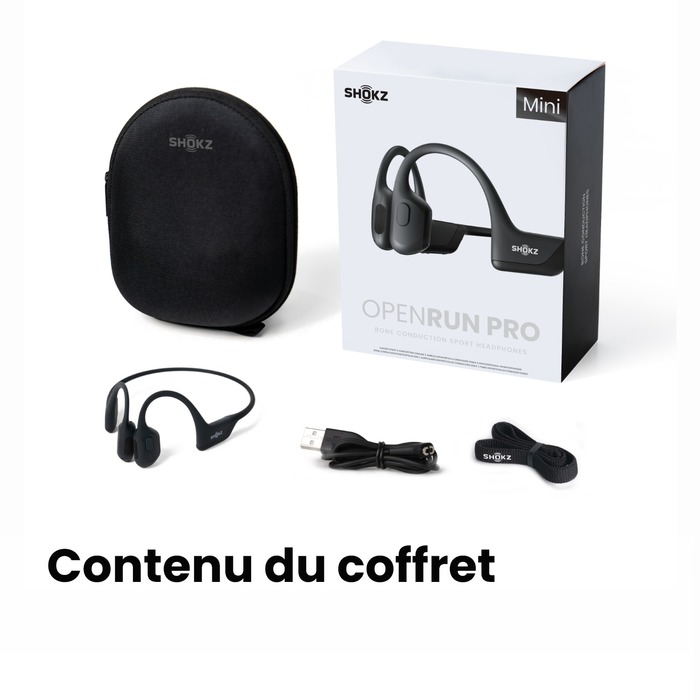 Image 3 CASQUE BT CONDUCTION OSSEUSE OPEN RUN PRO MINI NOIR 0810092674115 S811MNBK big