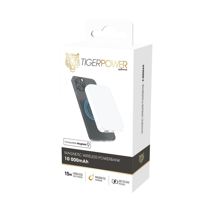 Image 4 TIGER POWER POWERBANK 10000MAH MAGSAFE BLANC 3663111170832 TGPOW0003 big