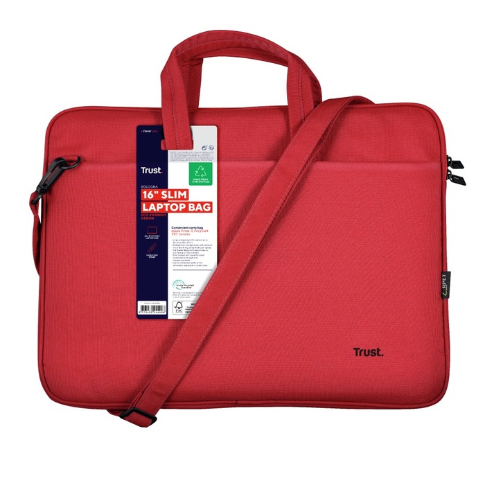 Image 3 SACOCHE BOLOGNA 16'' ECO ROUGE 8713439244496 TR24449 big