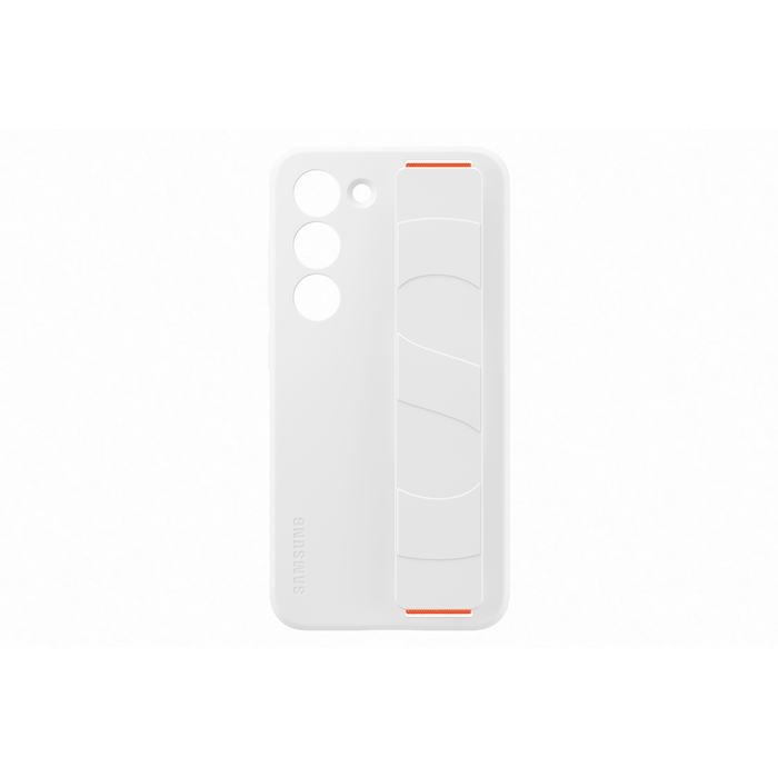 Image 2 COQUE SILICONE AVEC LANIERE GALAXY S23 BLANC 8806094768886 EF-GS911TWEGWW big