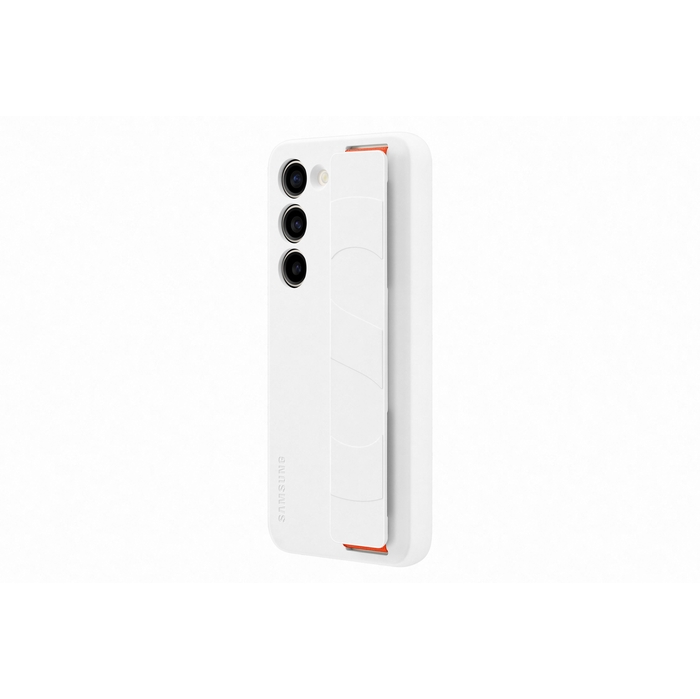 Image 1 COQUE SILICONE AVEC LANIERE GALAXY S23 BLANC 8806094768886 EF-GS911TWEGWW big