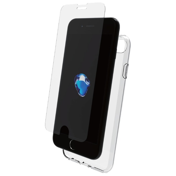 muvit pack compatible con Apple iPhone SE/8/7 funda Cristal