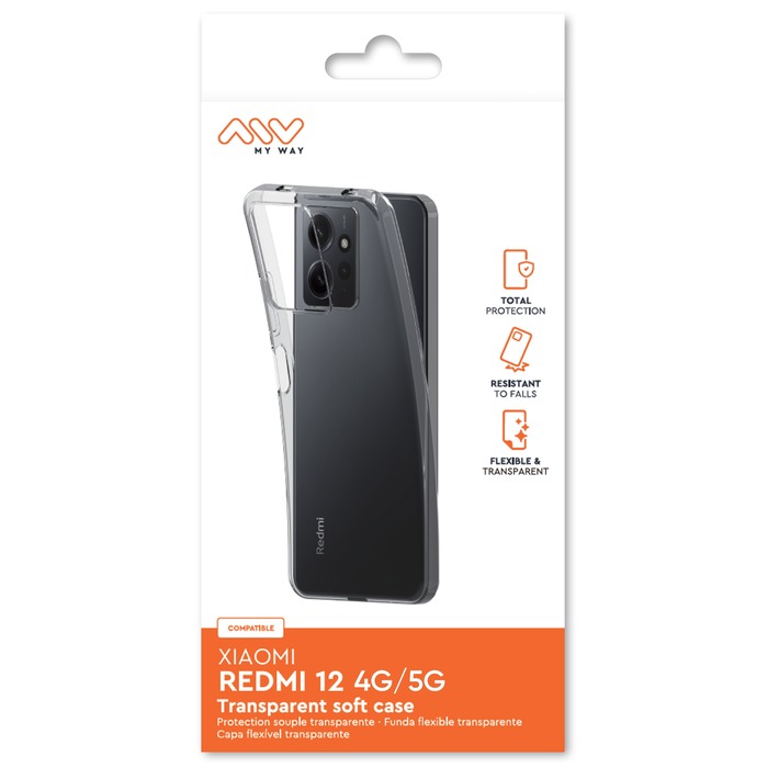 Pack Coque souple + Verre trempé Xiaomi Redmi Note 12 4G MYWAY à Prix  Carrefour