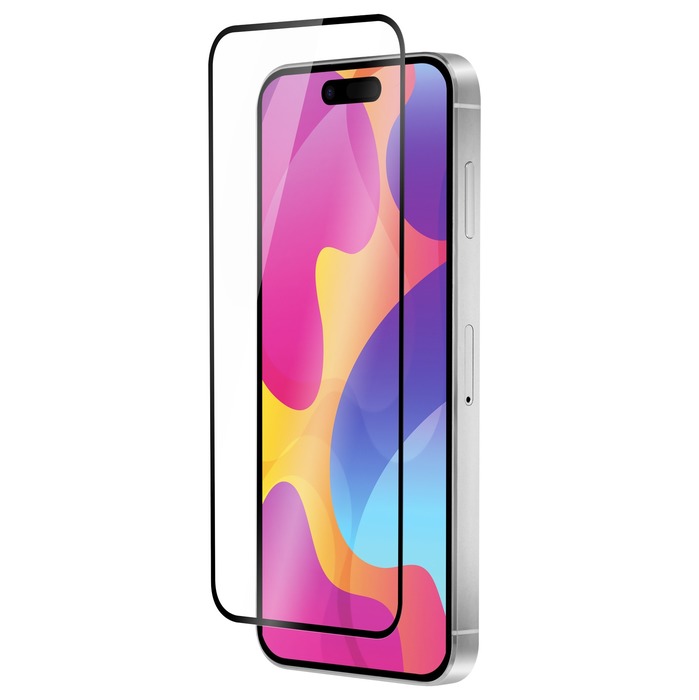 Image 1 VERRE OPTIGUARD ECO GLASS PLUS CLEAR / NOIR IPHONE 15 5061008400587 QD1521EGP big