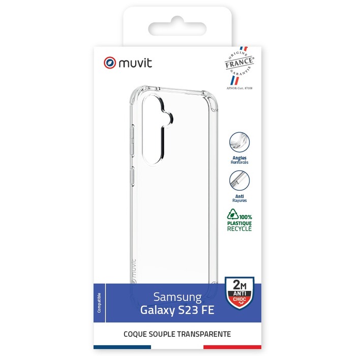 Image 2 COQUE TRANSPARENTE RECYCLEE SAMSUNG GALAXY S23 FE 3663111180497 MFCRS0031 big