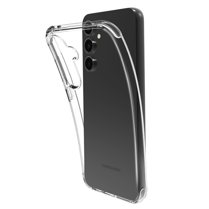 Coque hybride invisible pour Samsung Galaxy S23 FE 5G, Transparente, Samsung Galaxy S23 FE 5G