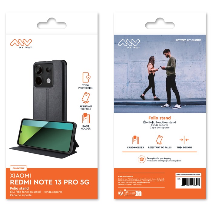 Image 2 FOLIO STAND XIAOMI REDMI NOTE 13 PRO 5G 3663111181364 MWFLS0146 big