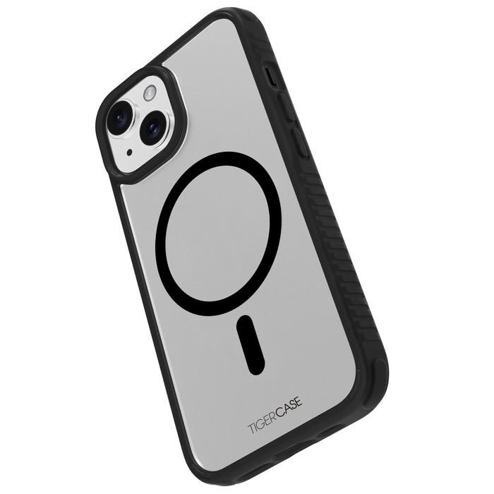 Image 1 TIGER CASE LITE COQUE MAGSAFE 2M NOIR TRANSLUCIDE IPHONE 15 3663111184686 TLMAG0007 big