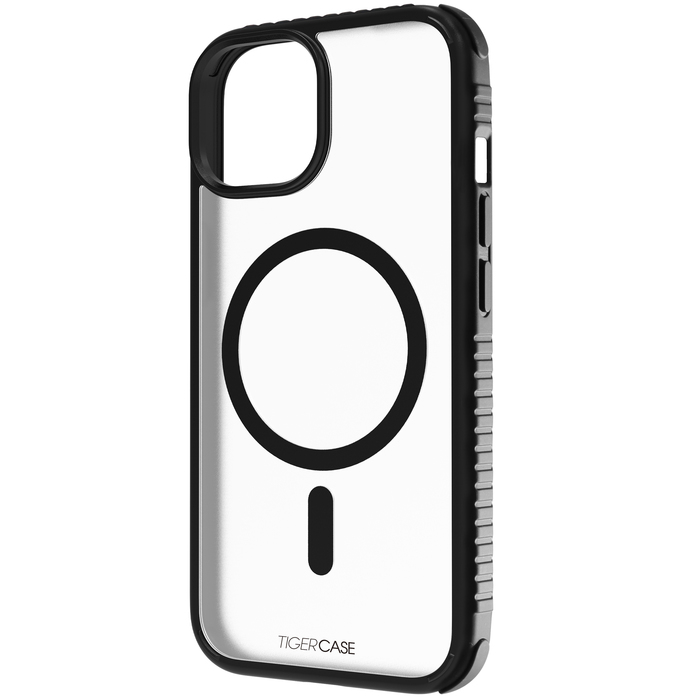 Image 2 TIGER CASE LITE COQUE MAGSAFE 2M NOIR TRANSLUCIDE IPHONE 15 3663111184686 TLMAG0007 big