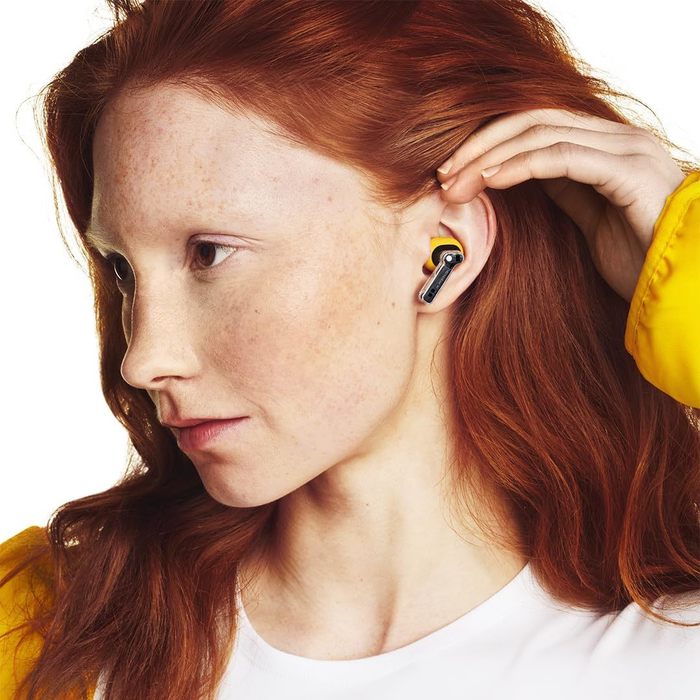 EAR (A) YELLOW : ascendeo grossiste Ecouteurs sans fil