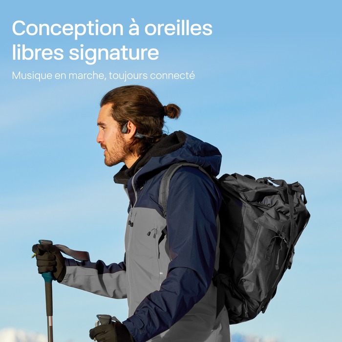 Image 4 CASQUE BT CONDUCTION OSSEUSE & AERIENNE OPENRUN PRO2 NOIR 0810092678922 SHK78922 big