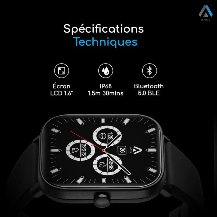 Watch Montre ConnectÃ©e Abyx Ozone Montre Connectée Abyx Fit Ozone