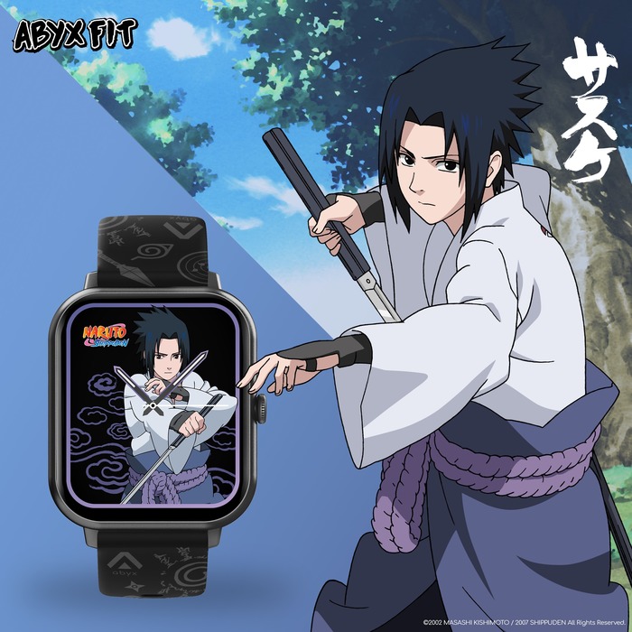 Image 2 Montre connectée Abyx Fit Touch 3 - Collection Naruto - Sasuke 4897069736645 ABX36645 big