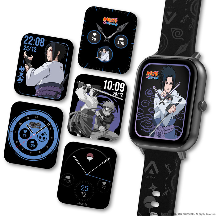 Image 6 Montre connectée Abyx Fit Touch 3 - Collection Naruto - Sasuke 4897069736645 ABX36645 big