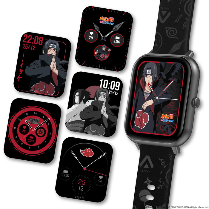 Image 5 Montre connectée Abyx Fit Touch 3 - Collection Naruto - Itachi 4897069736683 ABX36683 big