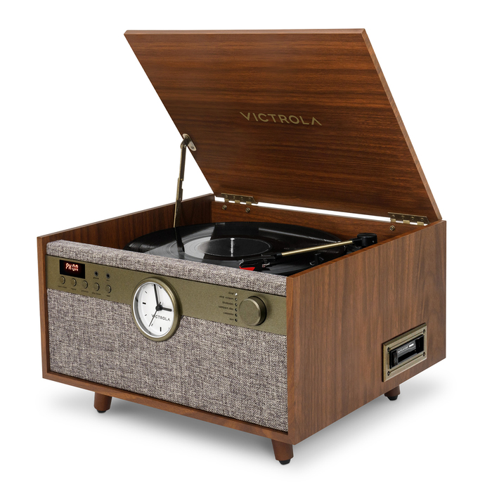Image 6 MUSIC CENTER 5EN1 BT CASSETTE CD VINYLE HORLOGE CENTURY NOYER 5060647651152 VIC51152 big