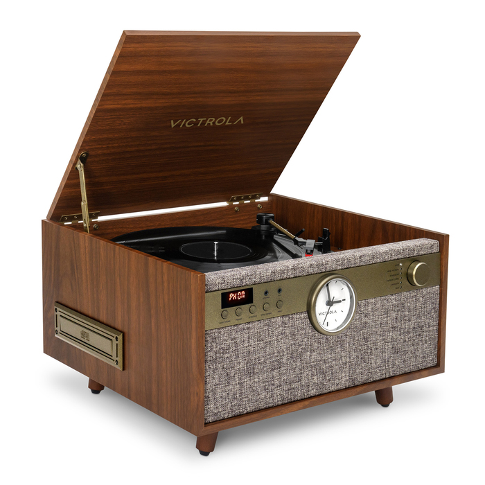 Image 3 MUSIC CENTER 5EN1 BT CASSETTE CD VINYLE HORLOGE CENTURY NOYER 5060647651152 VIC51152 big