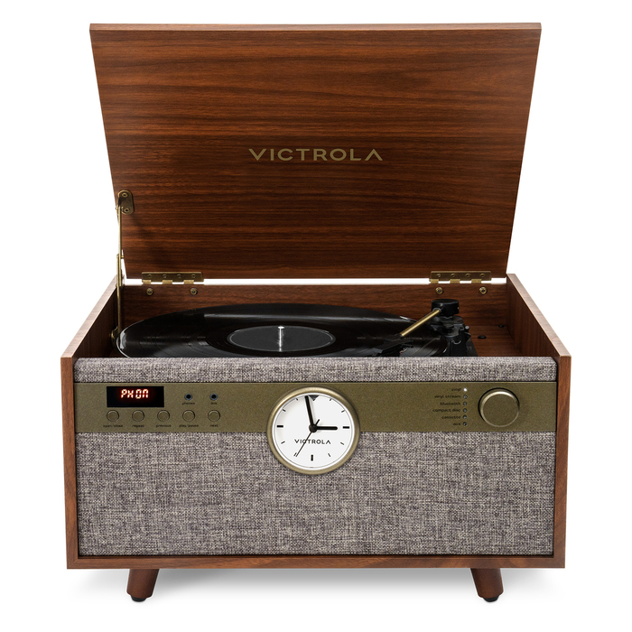 Image 2 MUSIC CENTER 5EN1 BT CASSETTE CD VINYLE HORLOGE CENTURY NOYER 5060647651152 VIC51152 big