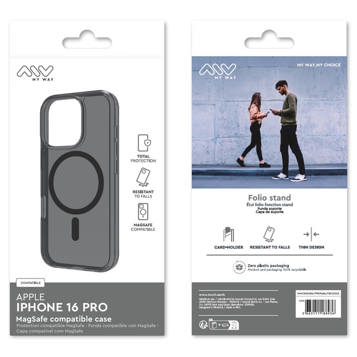 Image 2 COQUE MAGSAFE NOIR IPHONE 16 PRO 3663111188936 MWCRS0380 big