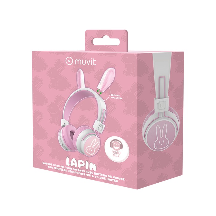 Image 4 CASQUE SANS FIL ENFANT LAPIN 3663111190496 MUHPH0144 big