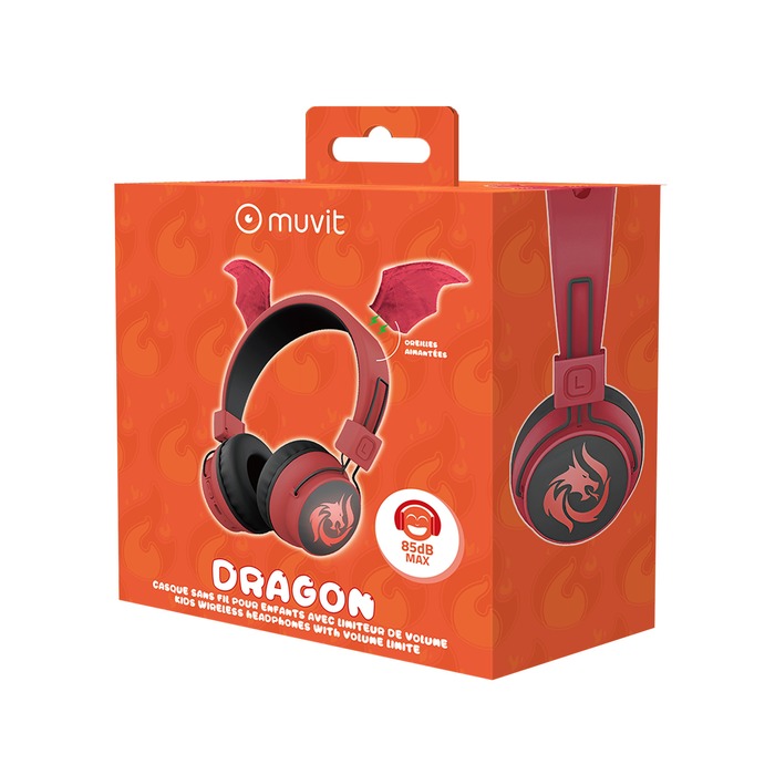 Image 4 CASQUE SANS FIL ENFANT DRAGON 3663111190519 MUHPH0146 big