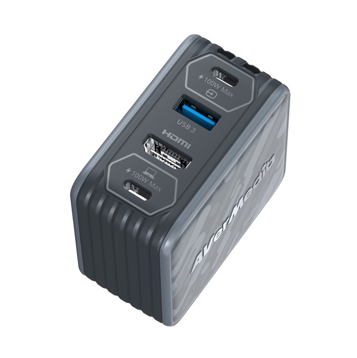 Image 4 DOCK STATION 100W GAN HDMI 4K CAPTURE FHD, GC313PRO NOIR 4711289503101 AVM03101 big