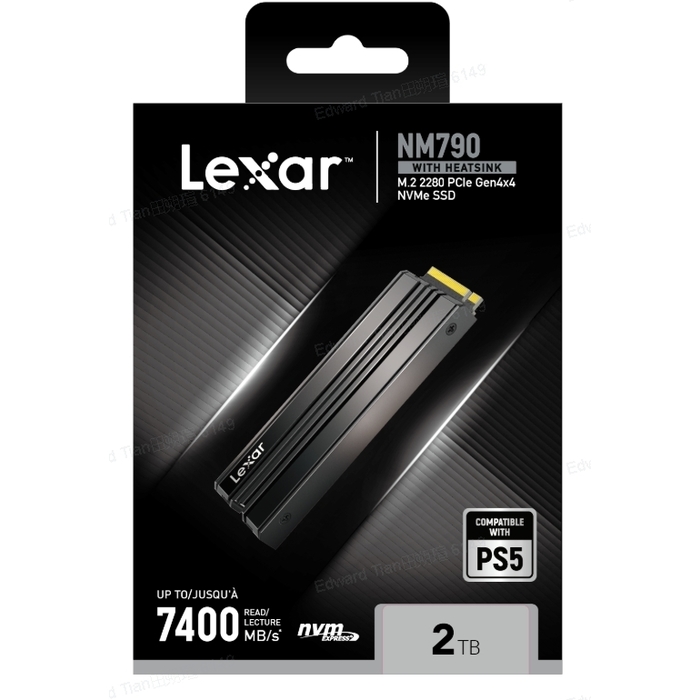 Image 2 SSD Lexar 2To NVMe NM790 avec dissipateur thermique compatible PS5 0843367131259 LXR31259 big