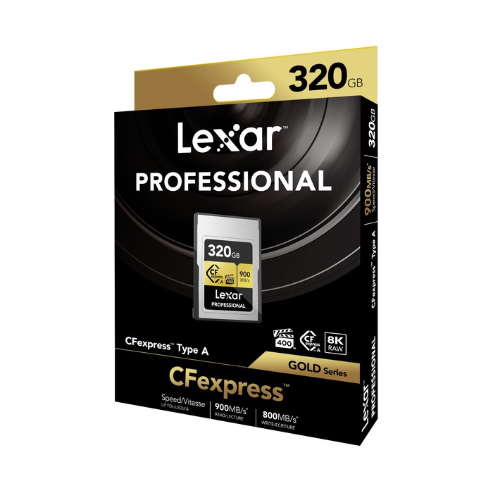 Image 6 CARTE CFEXPRESS 320GO TYPE A GOLD (900/800) 0843367127740 LXR27740 big