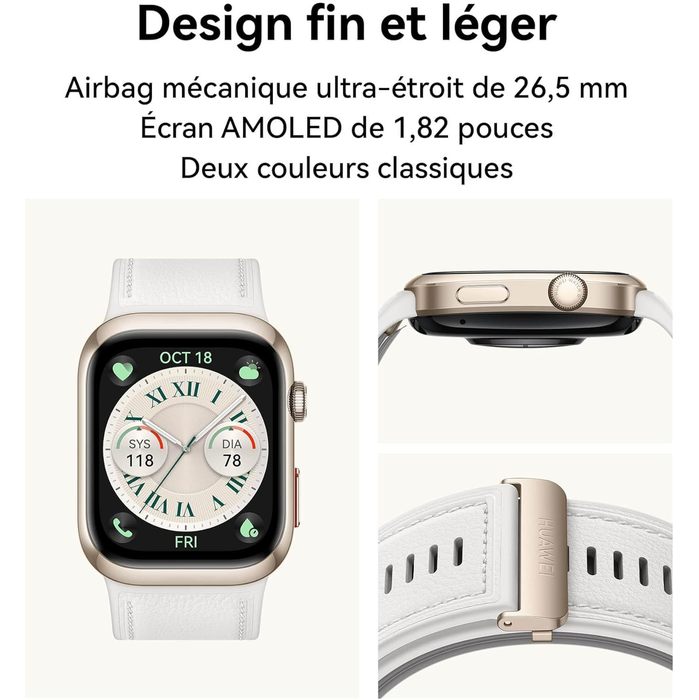 Image 5 WATCH D2 WHITE LEATHER 6942103131424 HUW31424 big