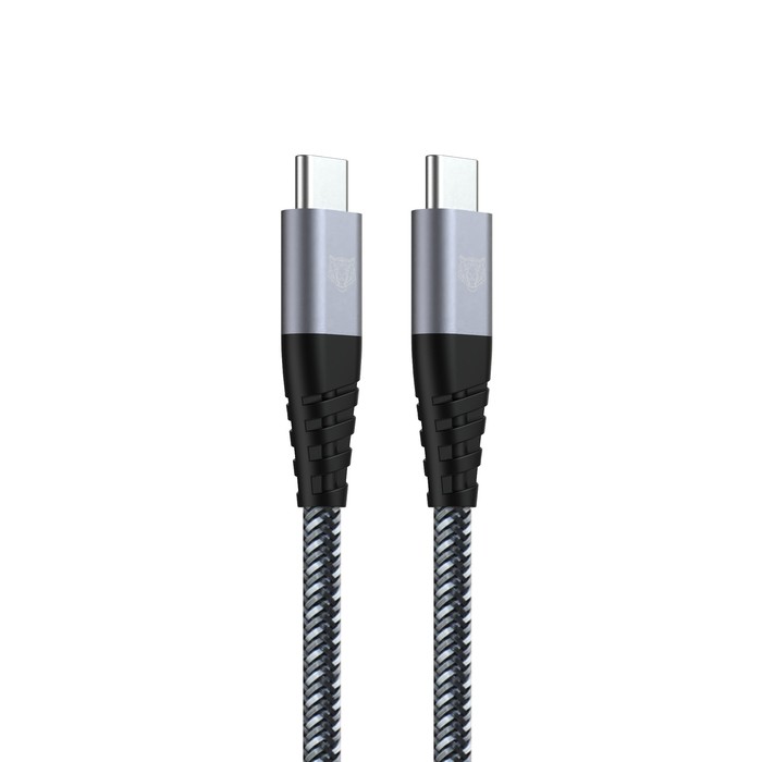Image 1 TIGER POWER CABLE ULTRA RESISTANT USB-C USB-C 100W 1,2M GRIS 3663111192803 TGUSC0051 big