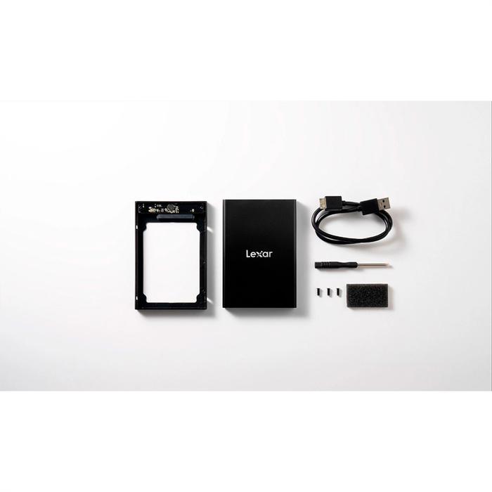 Image 5 Boitier externe SATA III noir pour HDD et SSD en aluminium 2.5 pouces USB3.2 0843367133215 LXR33215 big