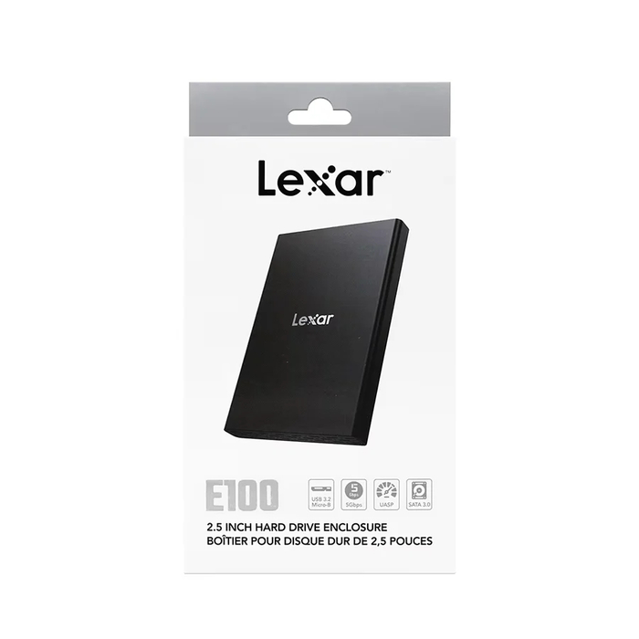 Image 1 Boitier externe SATA III noir pour HDD et SSD en aluminium 2.5 pouces USB3.2 0843367133215 LXR33215 big
