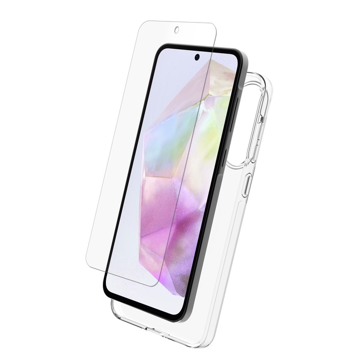 Image 1 PACK COQUE SOUPLE + VERRE TREMPE SAMSUNG GALAXY A36 5G 3663111195163 MWFSP0035 big