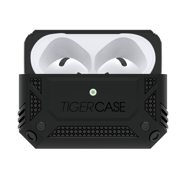 Image 1 TIGER CASE LITE BOITIER ANTICHOC 2M AIRPODS 4 NOIR 3663111195569 TLAPC0002 big
