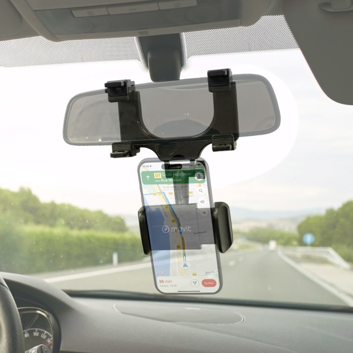 Image 1 SUPPORT VOITURE UNIVERSEL RETROVISEUR EN PLASTIQUE RECYCLE 3663111195743 MCCHL0031 big