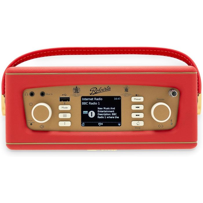 Image 3 DAB FM BT USB WIFI REVIVAL ISTREAM3L CLASSIC RED 5038301313227 RBT13227 big