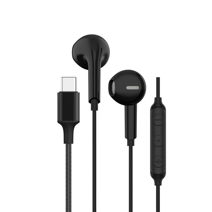 Image 1 TIGER SOUND ECOUTEURS RENFORCE USB-C NOIR 3663111196290 TGEPH0001 big