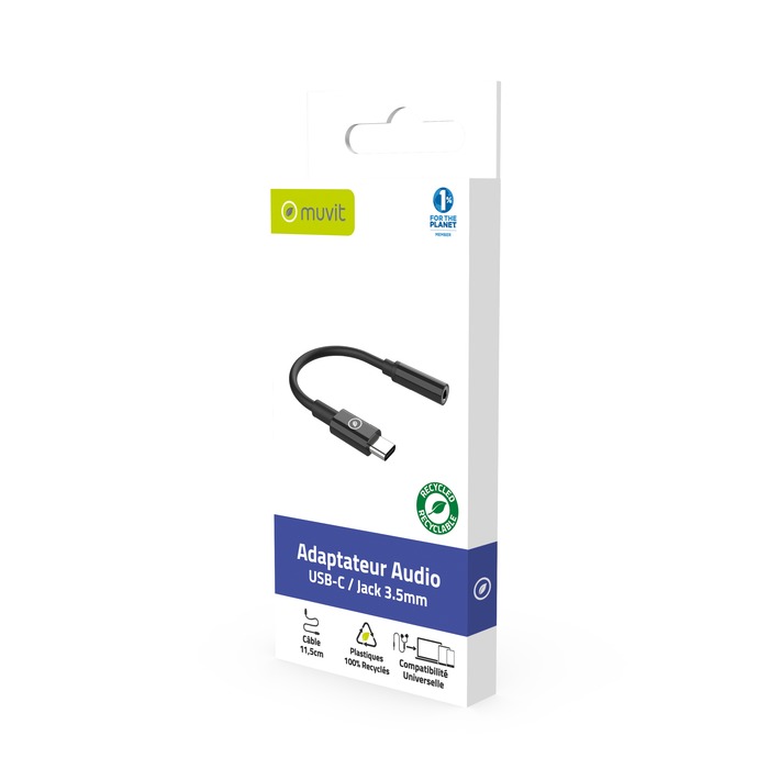 Image 3 ADAPTATEUR USB-C VERS JACK 3.5MM FEMELLE 3663111196658 MCADP0005 big
