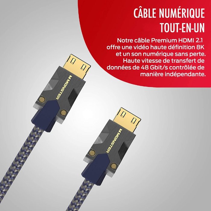 CABLE HDMI M3000 UHD 8K DOLBY VISION HDR 48GBPS 1.5M : wholesaler ascendeo HDMI  Cables