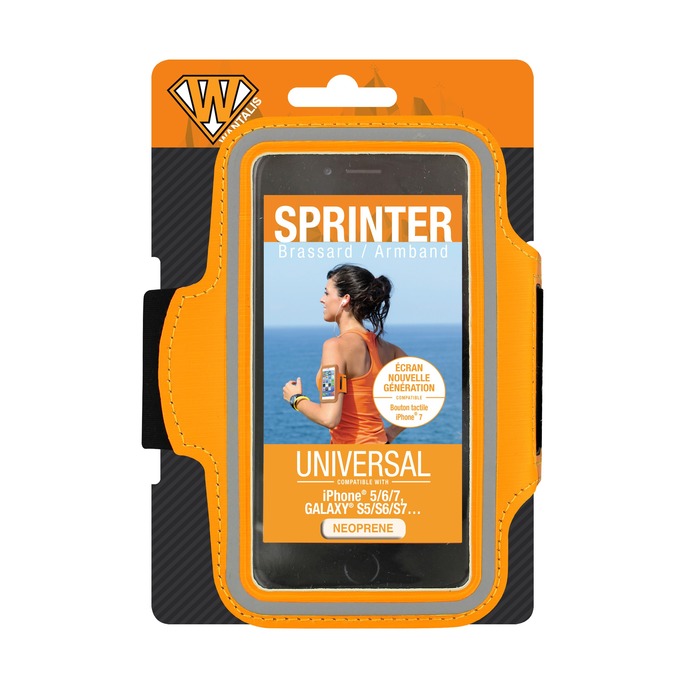 Image 2 BRASSARD SPRINTER ORANGE TAILLE UNIVERSELLE 3700710000976 WANBRNUO big