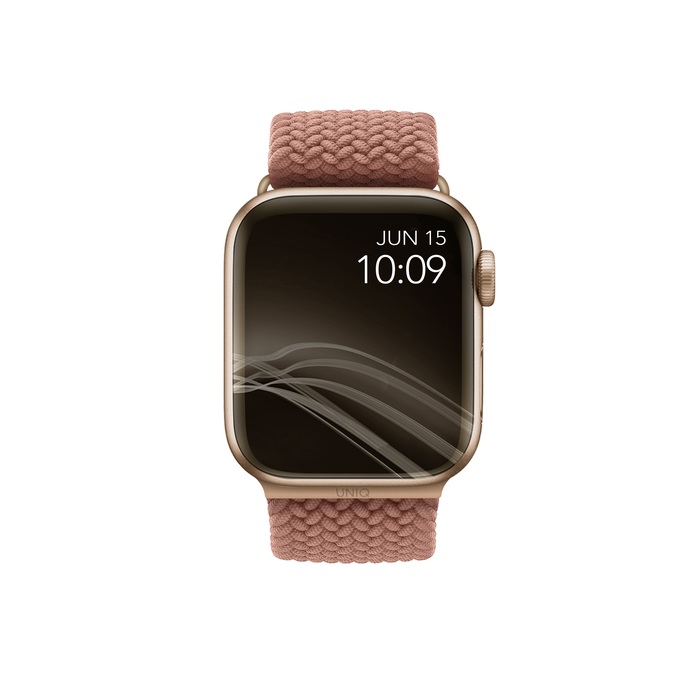 Image 3 ASPEN BRACELET TRESSE APPLE WATCH 40 38MM ROSE RAISIN 8886463677100 UNIQ108741 big