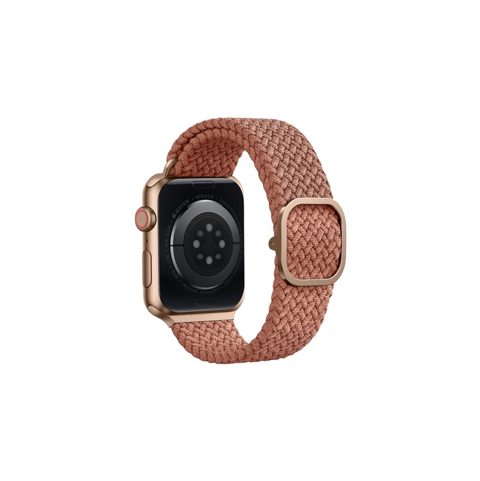 Image 2 ASPEN BRACELET TRESSE APPLE WATCH 40 38MM ROSE RAISIN 8886463677100 UNIQ108741 big