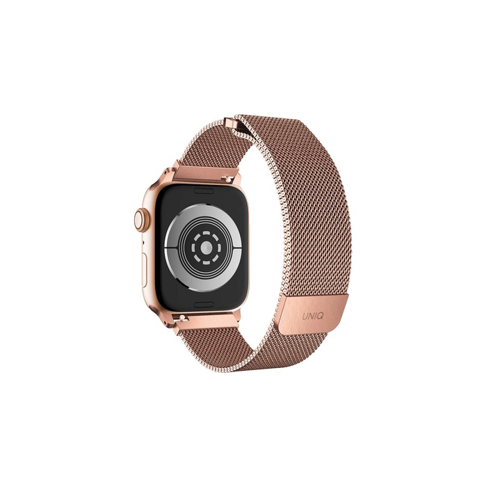 Image 2 DANTE APPLE WATCH 4 MESH STEEL STRAP 44MM ROSE ROSE GOLD 8886463669723 UNIQ108400 big