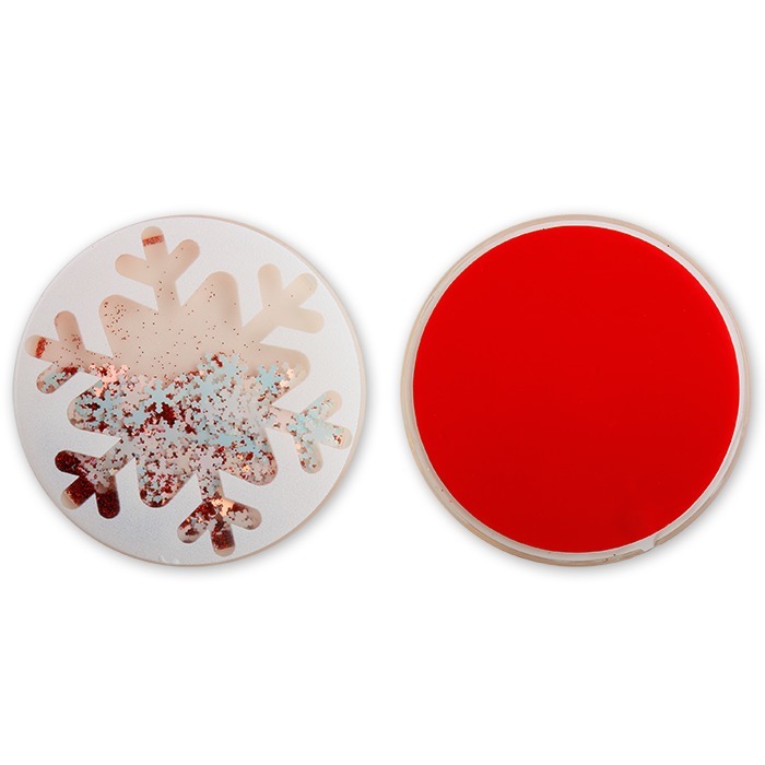 Image 1 STICKER SNOWFLAKE ROUGE 3663111135589 MLSTK0018 big
